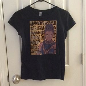 Girls XL 14-16 Black Panther Shari T-shirt